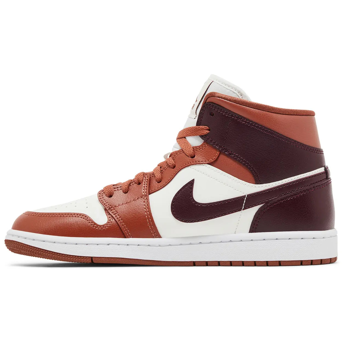 Jordan 1 Mid Dusty Peach Night Maroon (W)