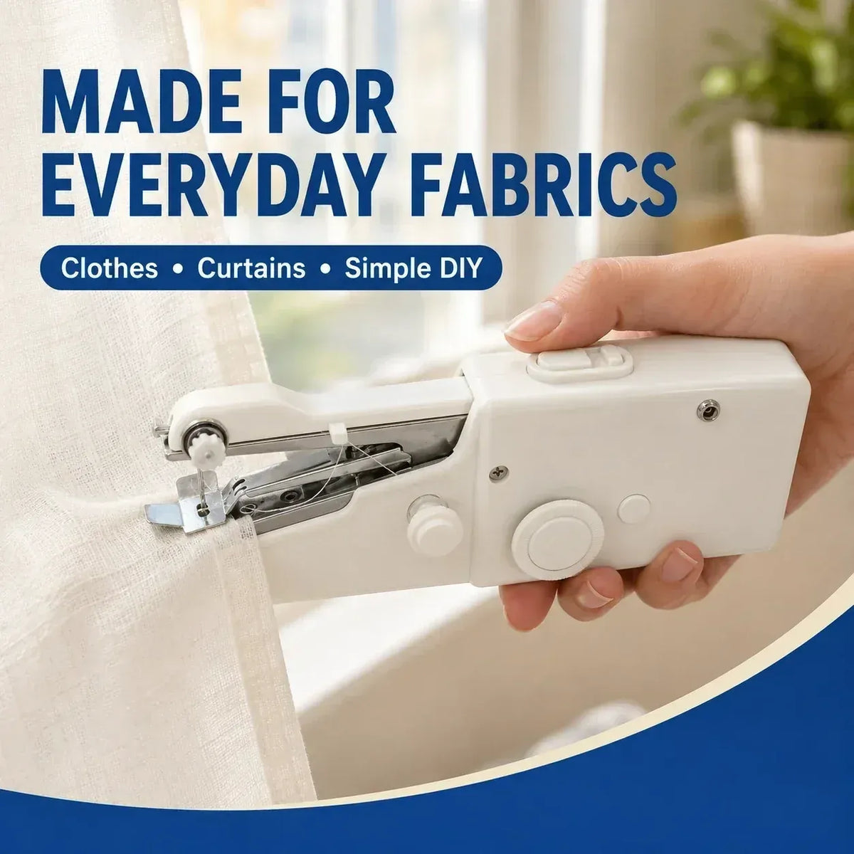 🧵Portable Handheld Sewing Machine – Quick Fabric Repair Tool