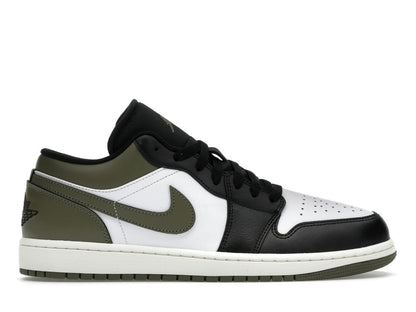 Jordan 1 Low Black Toe Medium Olive 553558-092