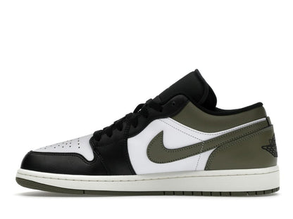 Jordan 1 Low Black Toe Medium Olive 553558-092