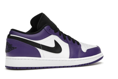 Air Jordan 1 Low Court Purple White 553558-500