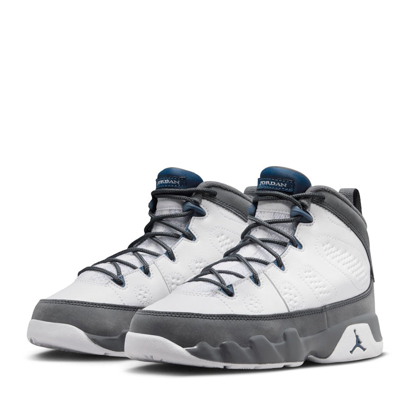 Jordan 9 Retro 'Flint Grey' (PS) - White/French Blue