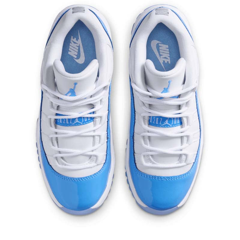 Jordan 11 Retro Low (PS) - White/University Blue