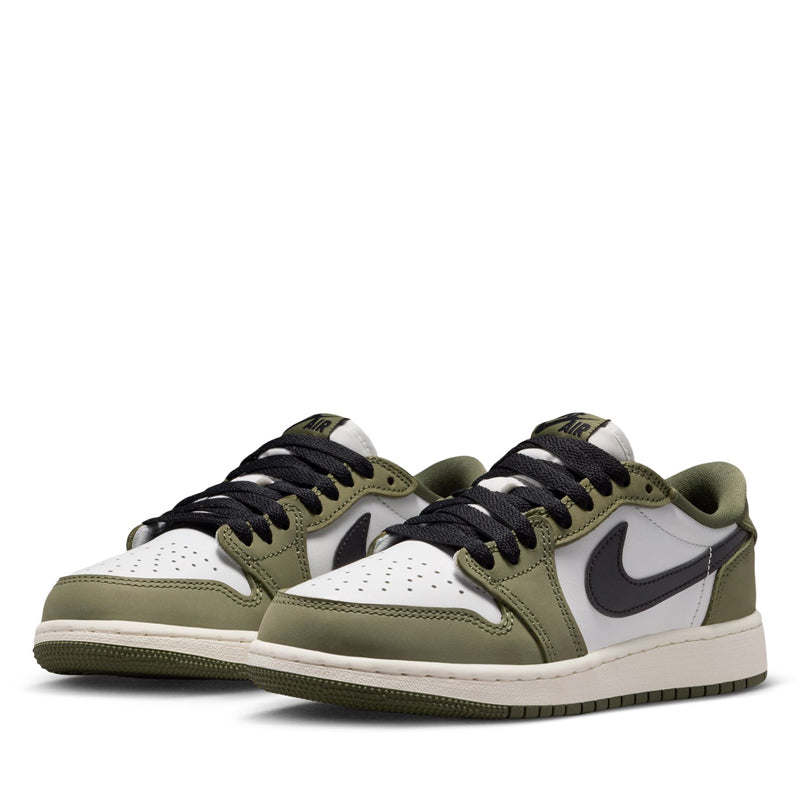 Air Jordan 1 Retro Low OG (GS) - Medium Olive/Black