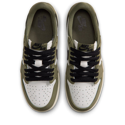 Air Jordan 1 Retro Low OG (GS) - Medium Olive/Black