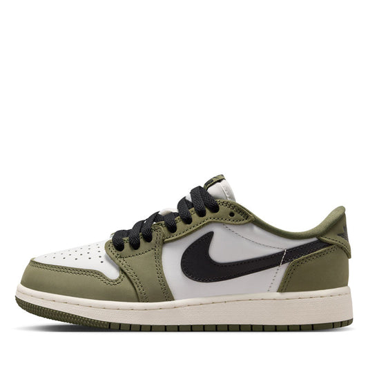 Air Jordan 1 Retro Low OG (GS) - Medium Olive/Black