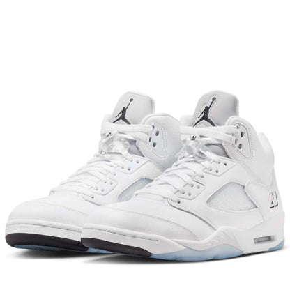 Air Jordan 5 Retro - White/Metallic Silver