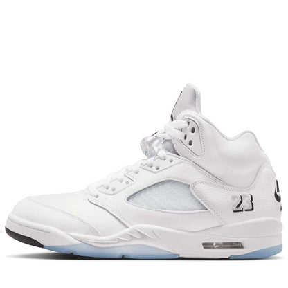Air Jordan 5 Retro - White/Metallic Silver