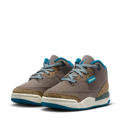 Jordan 3 Retro (TD) - Olive Grey/Green Abyss