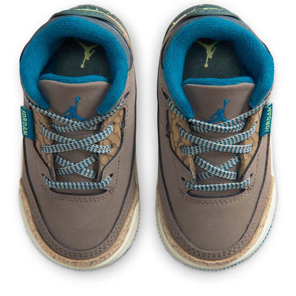 Jordan 3 Retro (TD) - Olive Grey/Green Abyss