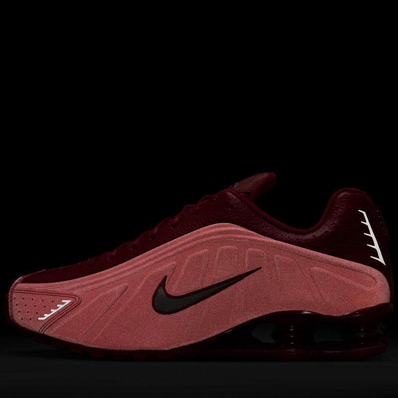 Nike Shox R4 - Gym Red/Metallic Silver