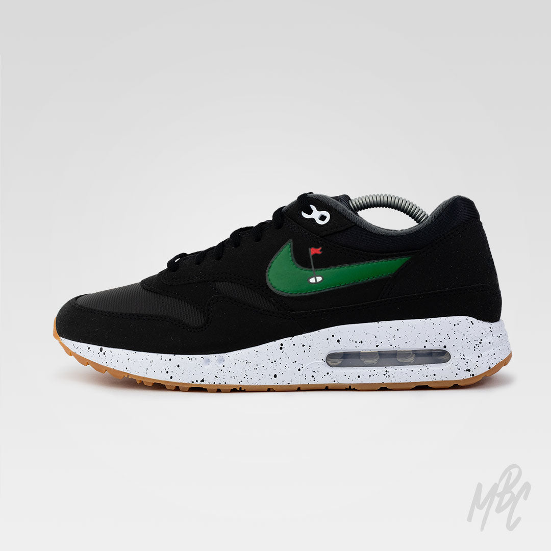 Clean on the Green - Air Max 1 Golf Black Custom