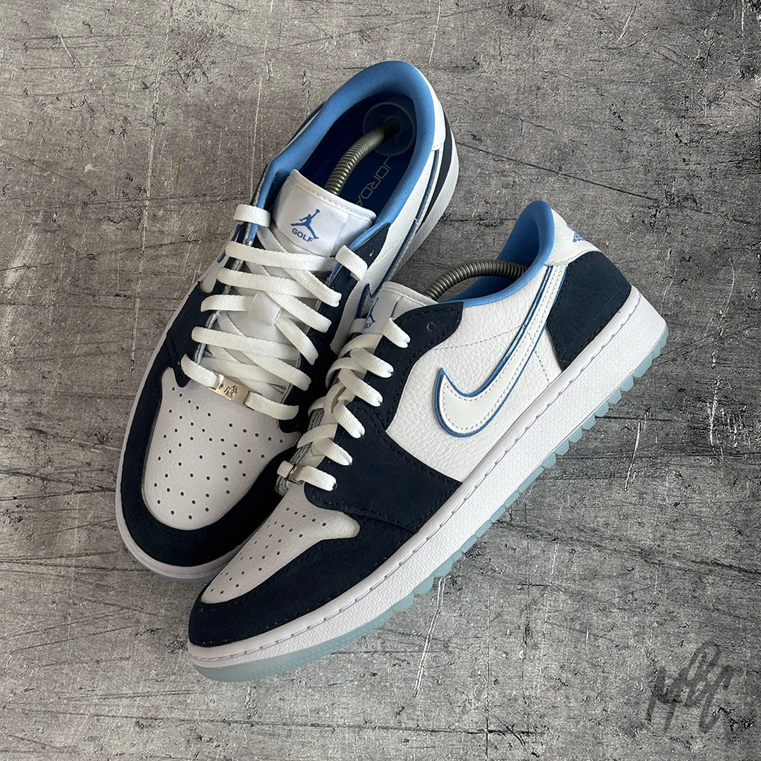 Navy Suede - Jordan 1 Low Golf Custom