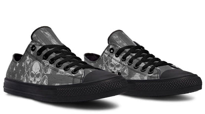 Cross Bumbbell Skull Lowtop Sneaker