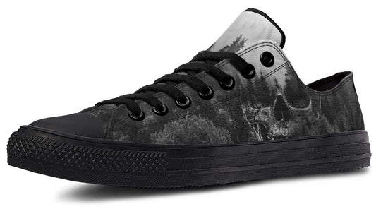 Dead Forest Pattern Black Lowtop Sneaker