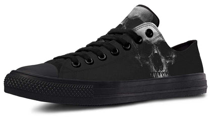 Just a Skull Black Lowtop Sneaker