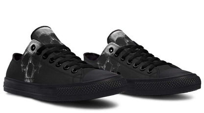 Just a Skull Black Lowtop Sneaker