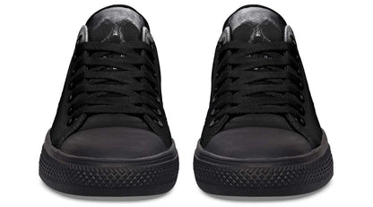 Just a Skull Black Lowtop Sneaker