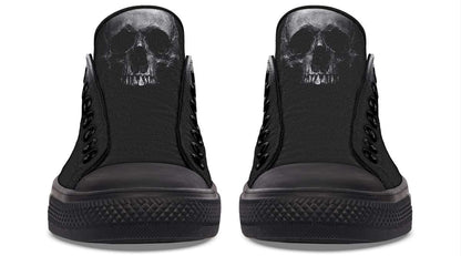 Just a Skull Black Lowtop Sneaker