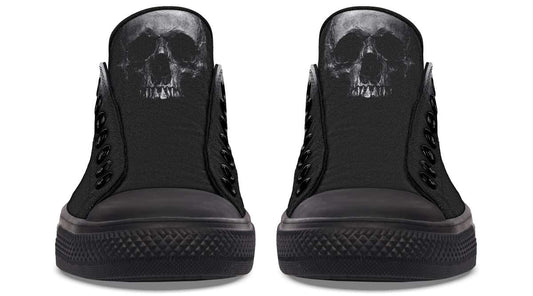 Just a Skull Black Lowtop Sneaker