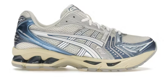 Asics Gel-Kayano 14 Cream Metallic Blue