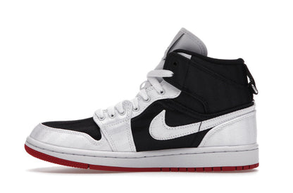 Jordan 1 Mid Se Utility Canvas White Black Gym Red (W)